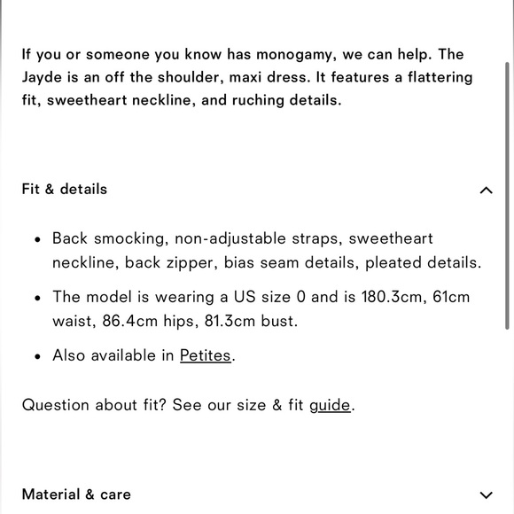 NWT! Jayde Dress Ivory - Size 4 - Picture 7 of 12